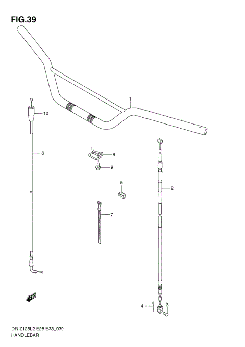 HANDLEBAR (DR-Z125L E28)