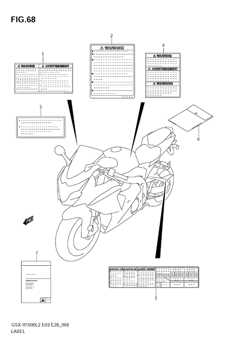 LABEL (GSX-R1000 L2 E28)