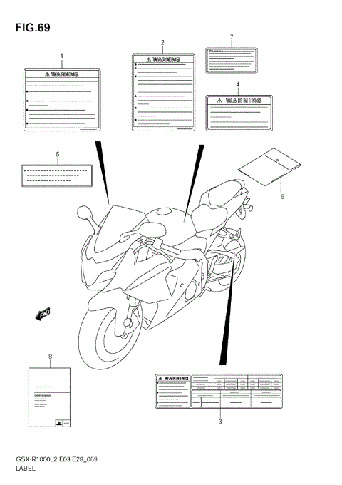 LABEL (GSX-R1000 L2 E33)