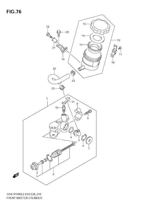FRONT MASTER CYLINDER