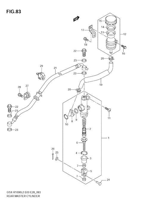 REAR MASTER CYLINDER