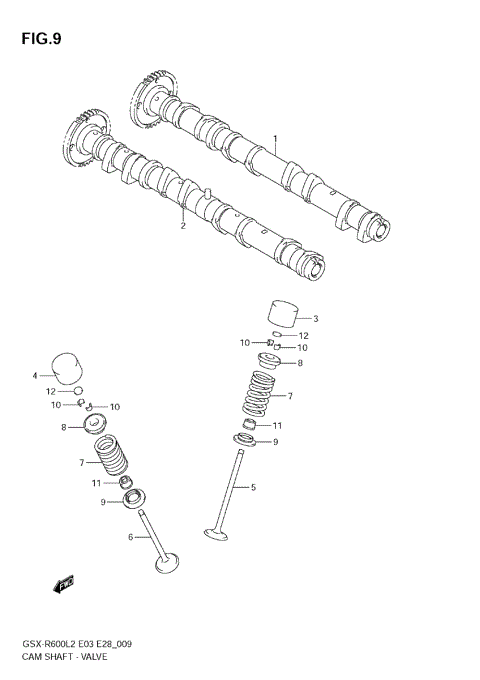 CAM SHAFT - VALVE