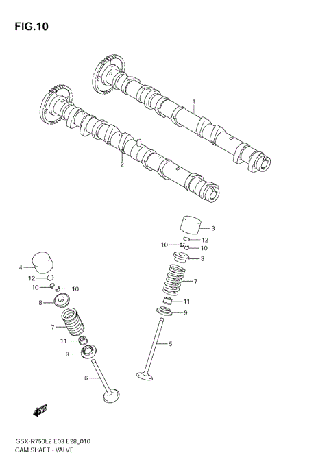 CAM SHAFT - VALVE