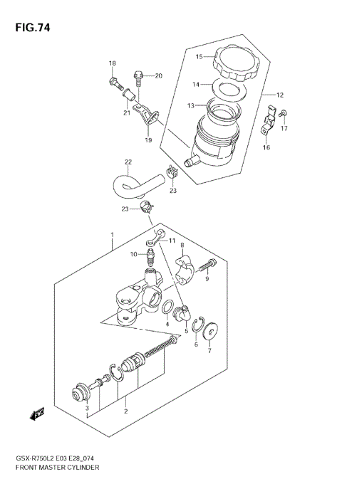 FRONT MASTER CYLINDER