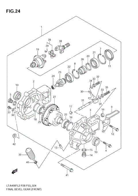 FINAL BEVEL GEAR (FRONT)