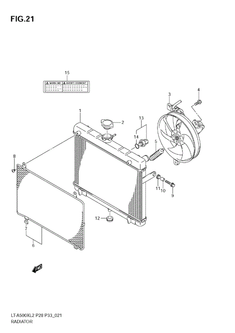 RADIATOR (LT-A500XZ E28)