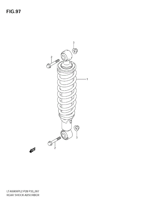 REAR SHOCK ABSORBER