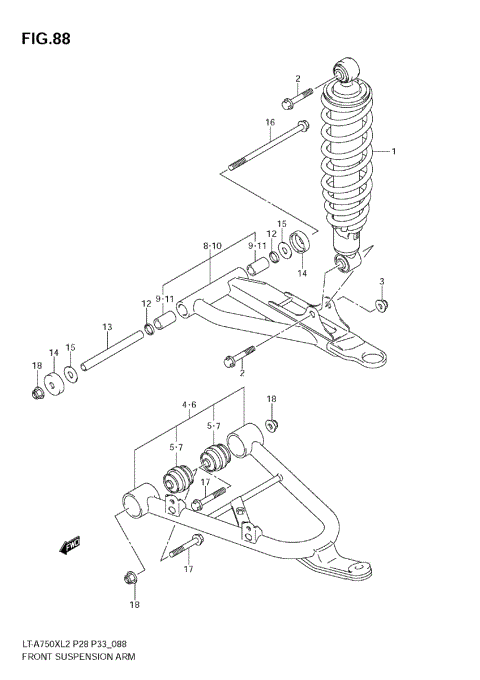 FRONT SUSPENSION ARM