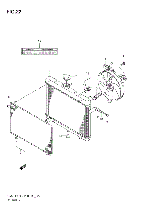 RADIATOR (LT-A750XPZL2 E28)