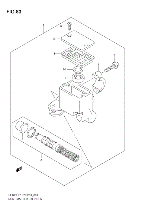 FRONT MASTER CYLINDER