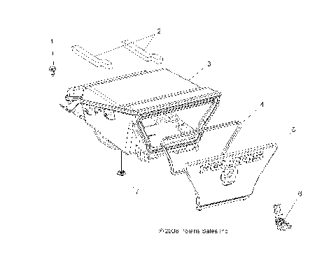 BODY, STORAGE BOX, REAR - A13MH76FF (49ATVSTORAGERR09SP500)