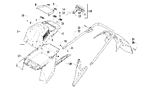 REAR BUMPER, STORAGE BOX, AND TAILLIGHT ASSEMBLY [89752]