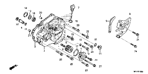 LEFT CRANKCASE COVER