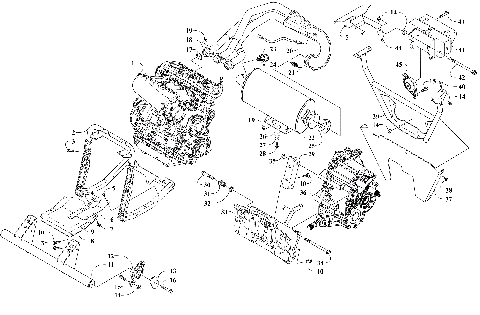 ENGINE AND RELATED PARTS [305517]
