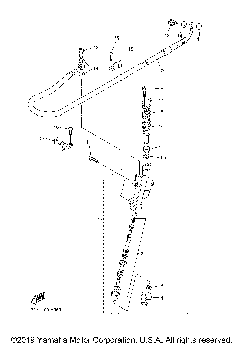 REAR MASTER CYLINDER