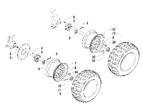 WHEEL AND TIRE ASSEMBLY [90577]