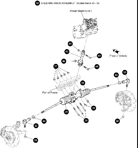 STEERING RACK ASSEMBLY [302423]