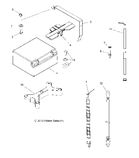 ELECTRICAL, BATTERY - A19SVS95CR/ER [49ATVBATTERY14SCRAM]