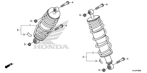REAR SHOCK ABSORBER (1)