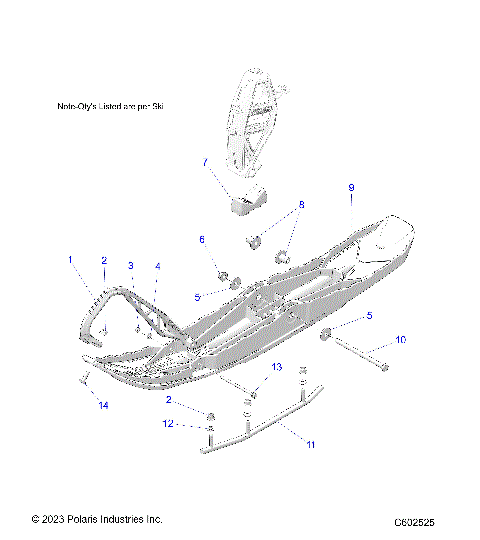 STEERING, SKI ASM. - S24TKP6RS (C602525)