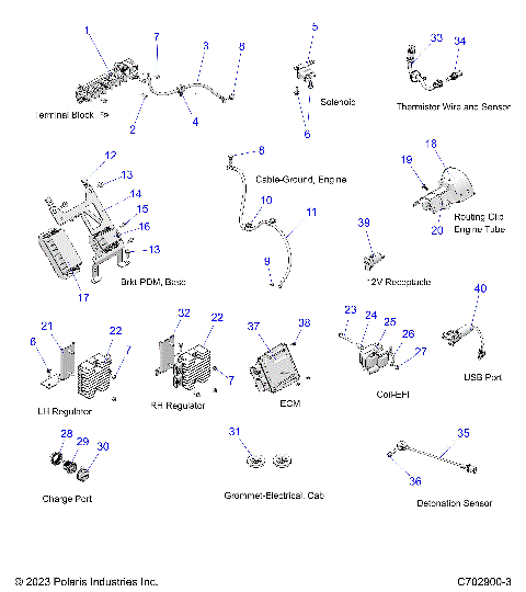 ELECTRICAL, COMPONENTS - G24G2K99A/99B (C702900-3)