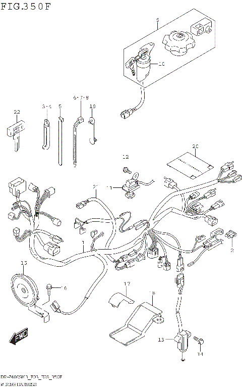 WIRING HARNESS (DR-Z400SMM3 E33)