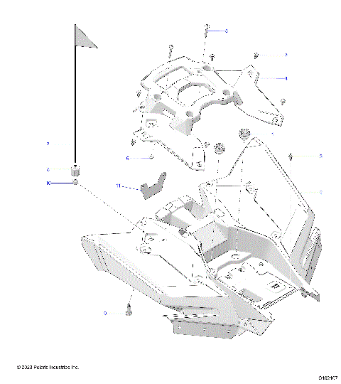 BODY, REAR - A23HBBO7B3/B7 (C102107)