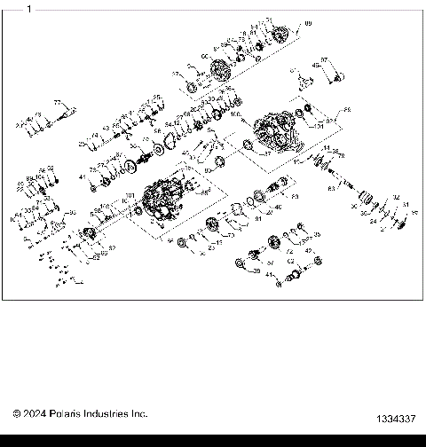 DRIVE TRAIN, MAIN GEARCASE INTERNALS - D20BBP99A4/B4/FP99A4 (1334337)