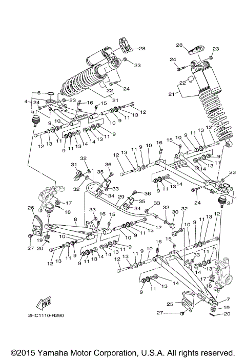 FRONT SUSPENSION WHEEL