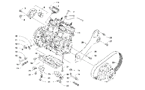 ENGINE AND RELATED PARTS [104121]