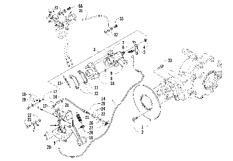 REAR AND PARKING BRAKE ASSEMBLY [89060]