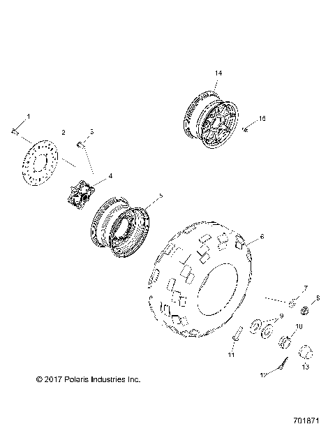 WHEELS, REAR - R18RNA57B1/B9/EBV (701871)