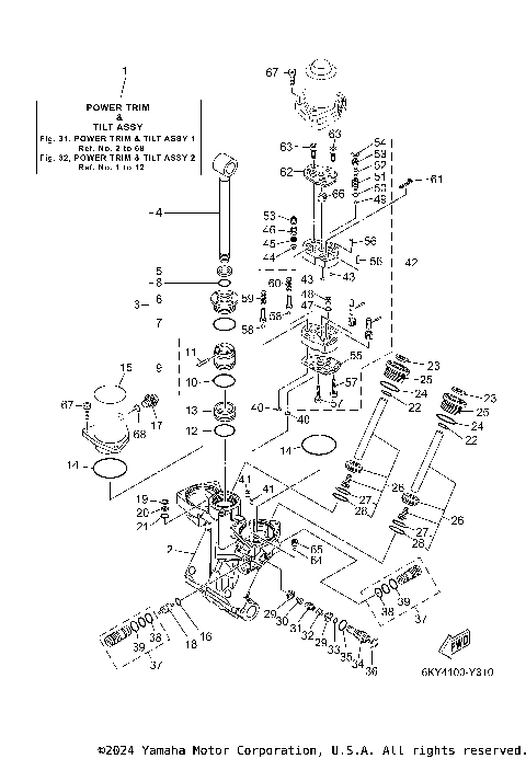 POWER TRIM & TILT ASSY 1