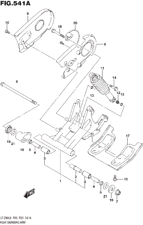 REAR SWINGINGARM