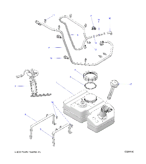 FUEL SYSTEM, FUEL TANK AND RELATED - Z25HCA18A4/A7/B4/B7 (C0201140)