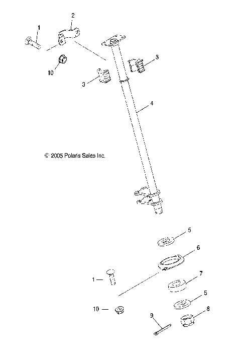 STEERING POST - A07MH46AA/AZ (4999200059920005C03)