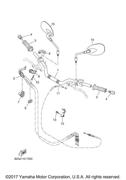 STEERING HANDLE CABLE
