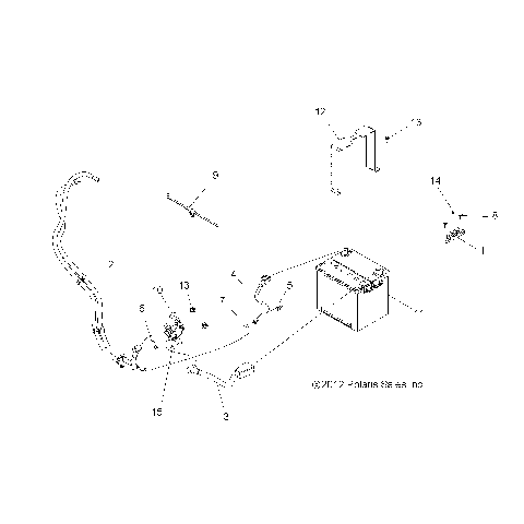 ELECTRICAL, BATTERY, NON EPS - R13UH88/UH9E ALL OPTIONS (49RGRBATTERY13900XPNON)
