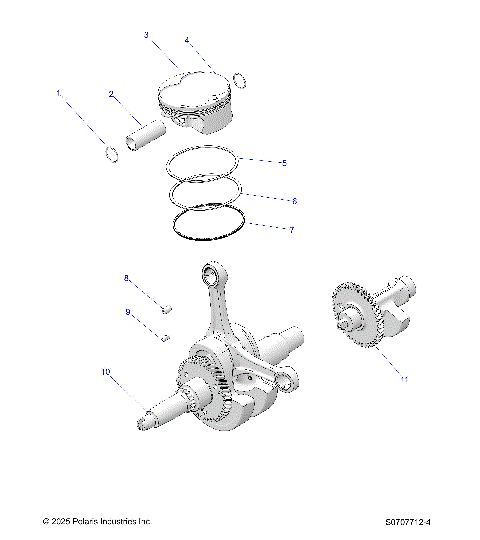 ENGINE, CRANKSHAFT, PISTON & BALANCE SHAFT