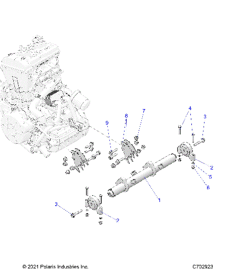 ENGINE, MOUNTING & LONG BLOCK - Z25NME99A4/A5/B4/B5 (C702923)