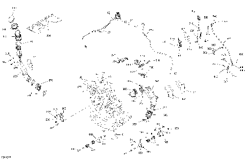01- Engine - 650 EFI - 6X6
