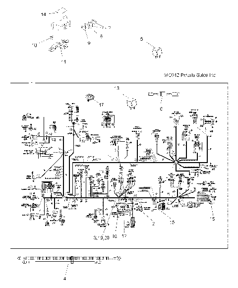ELECTRICAL, HARNESSES - A13MN50ET/EX (49ATVHARNESS13SP500TR)