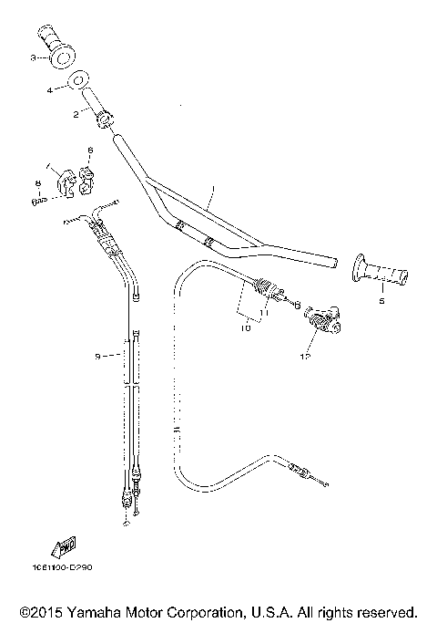 STEERING HANDLE CABLE