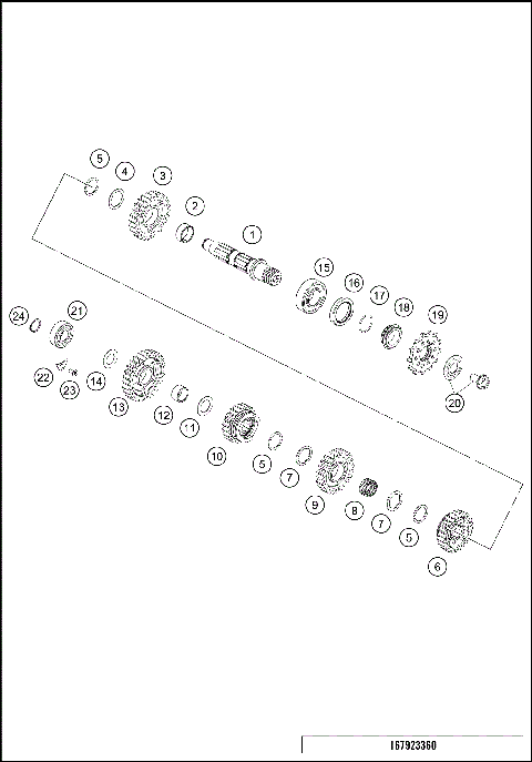 TRANSMISSION II - COUNTERSHAFT