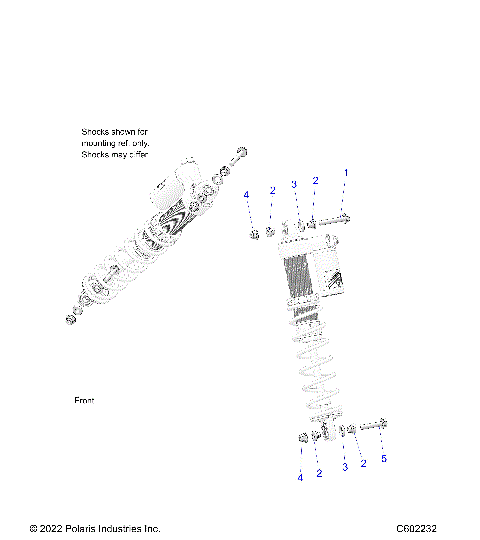SUSPENSION, IFS SHOCKS MNTG. - S24TDL6KSA (C602232)