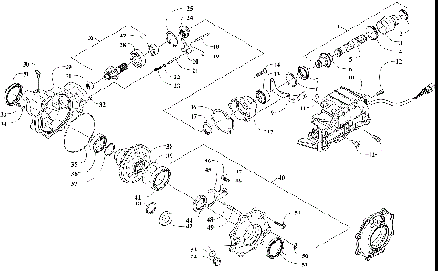 FRONT DRIVE GEARCASE ASSEMBLY [303047]