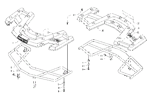 FRONT AND REAR RACK ASSEMBLY [301624]