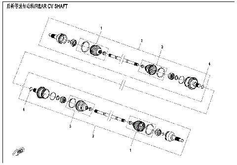 REAR CV SHAFT
