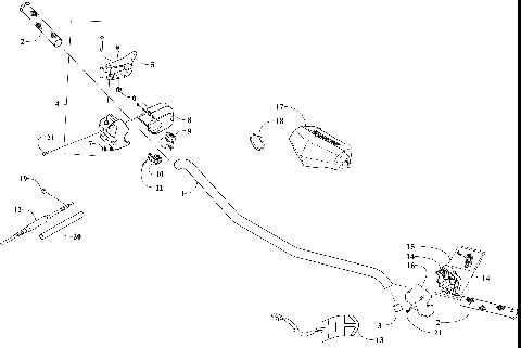 HANDLEBAR AND CONTROLS [107404]