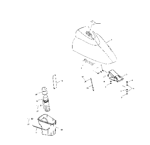 FRONT STORAGE COMPARTMENT - W025297D/W025297I (4975477547A07)